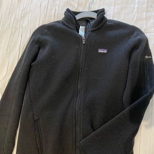 Black womens small Patagonia better sweater fleece zip up